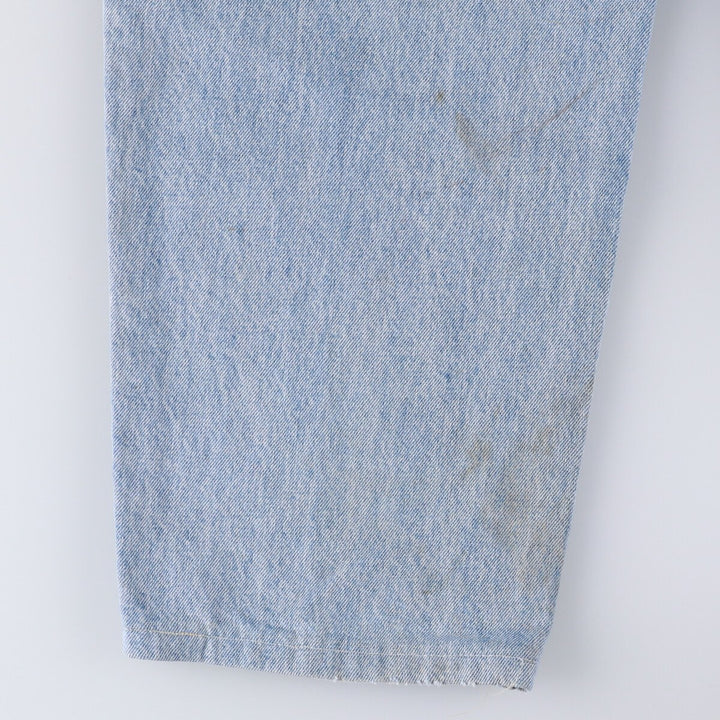 90'S Levi's 42560-0234 Loose Fit Tapered Leg Denim Pants, Made in USA, Men's Size 34 (Vintage) cotton Blue type light blue Vintage Second Hand
