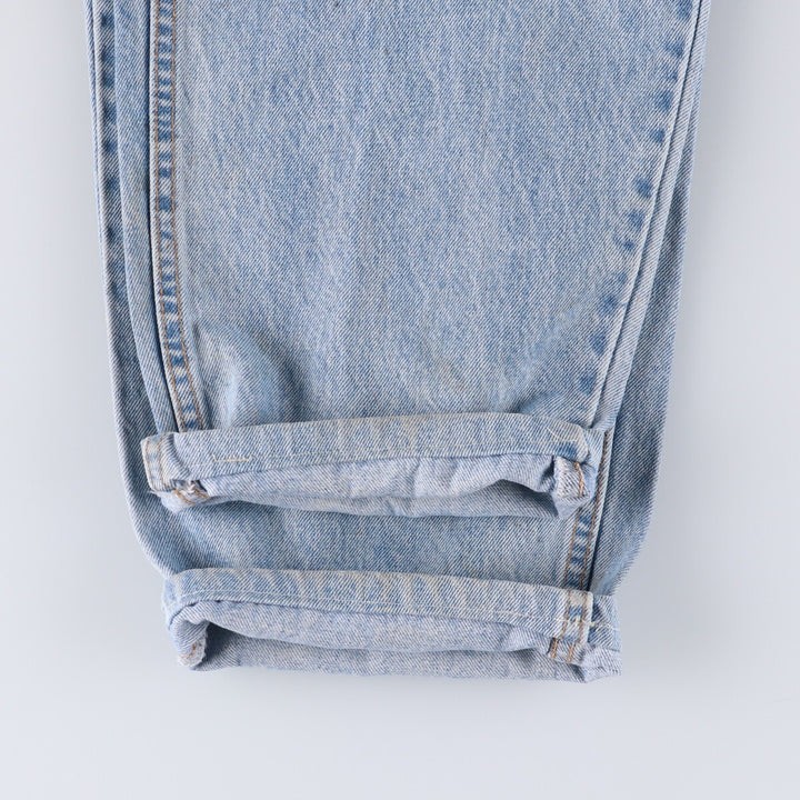 90'S Levi's 42560-0234 Loose Fit Tapered Leg Denim Pants, Made in USA, Men's Size 34 (Vintage) cotton Blue type light blue Vintage Second Hand