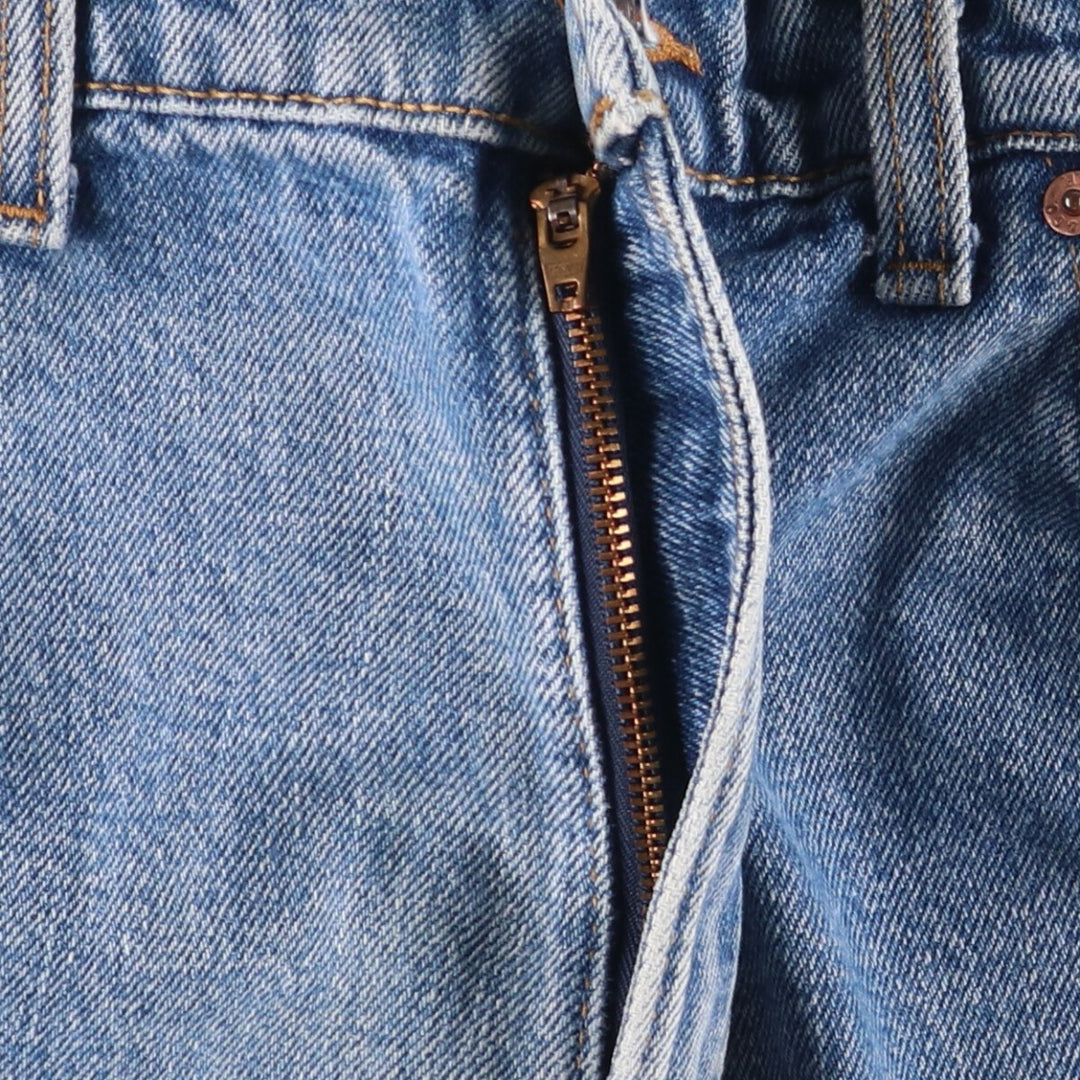 90'S Levi's 550-4891 Relaxed Fit Tapered Leg Denim Pants, Made in USA, Men's, Size 35, Vintage cotton blue type Vintage Second Hand