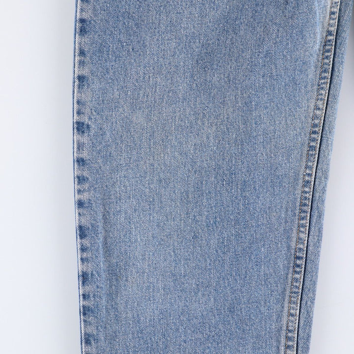 90'S Levi's 550-4891 Relaxed Fit Tapered Leg Denim Pants, Made in USA, Men's, Size 35, Vintage cotton blue type Vintage Second Hand