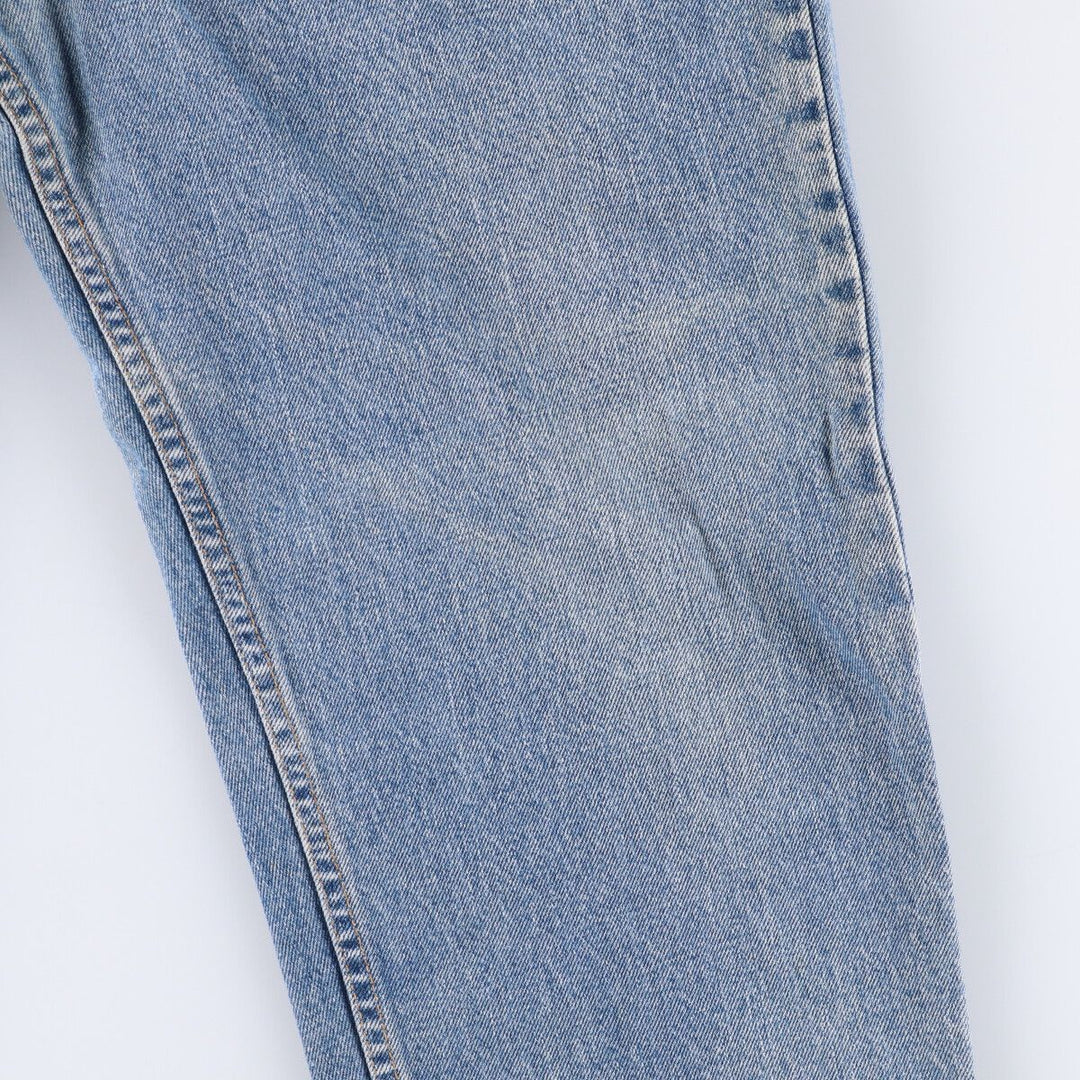 90'S Levi's 550-4891 Relaxed Fit Tapered Leg Denim Pants, Made in USA, Men's, Size 35, Vintage cotton blue type Vintage Second Hand