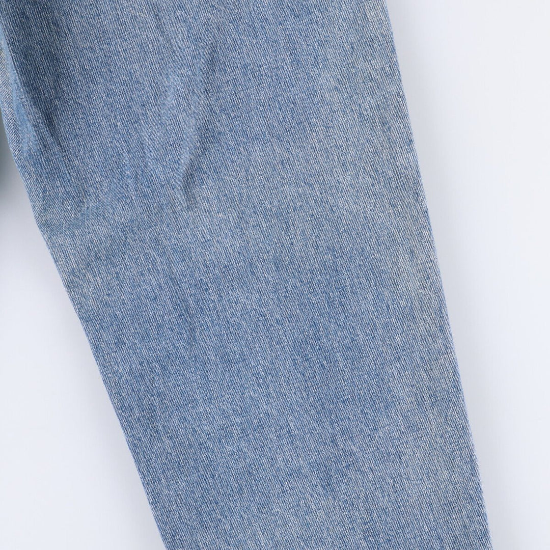 90'S Levi's 550-4891 Relaxed Fit Tapered Leg Denim Pants, Made in USA, Men's, Size 35, Vintage cotton blue type Vintage Second Hand