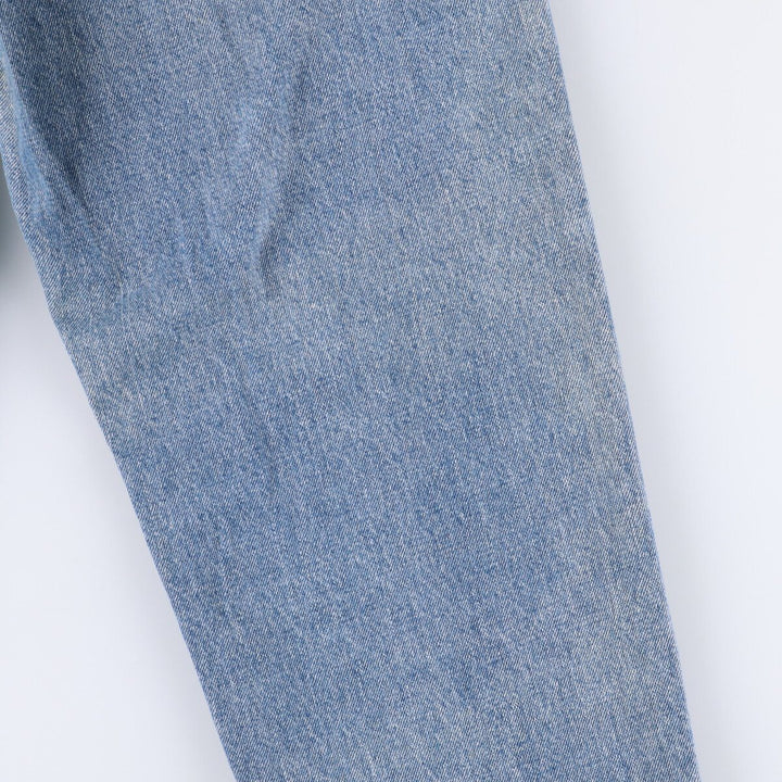 90'S Levi's 550-4891 Relaxed Fit Tapered Leg Denim Pants, Made in USA, Men's, Size 35, Vintage cotton blue type Vintage Second Hand