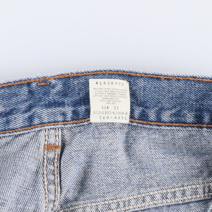 2000'S Levi's 560 Loose Fit Tapered Leg Denim Pants, Made in USA, Men's Size 33 cotton blue type Vintage Second Hand