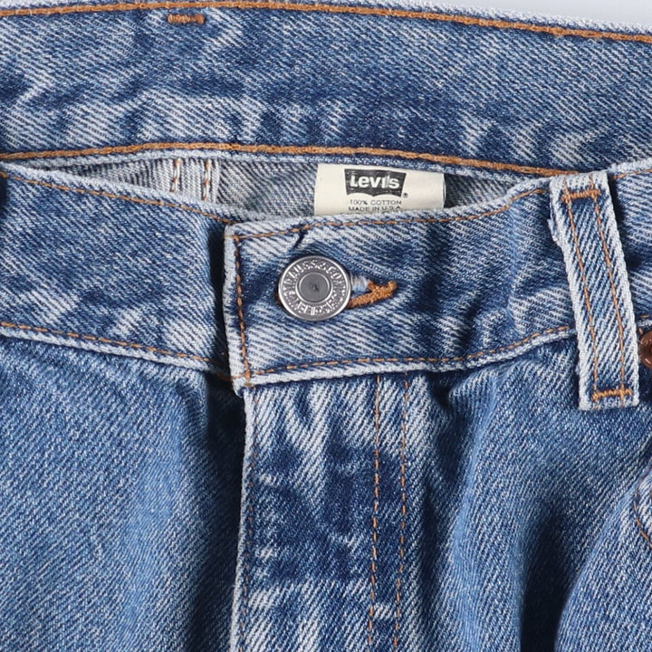 2000'S Levi's 560 Loose Fit Tapered Leg Denim Pants, Made in USA, Men's Size 33 cotton blue type Vintage Second Hand