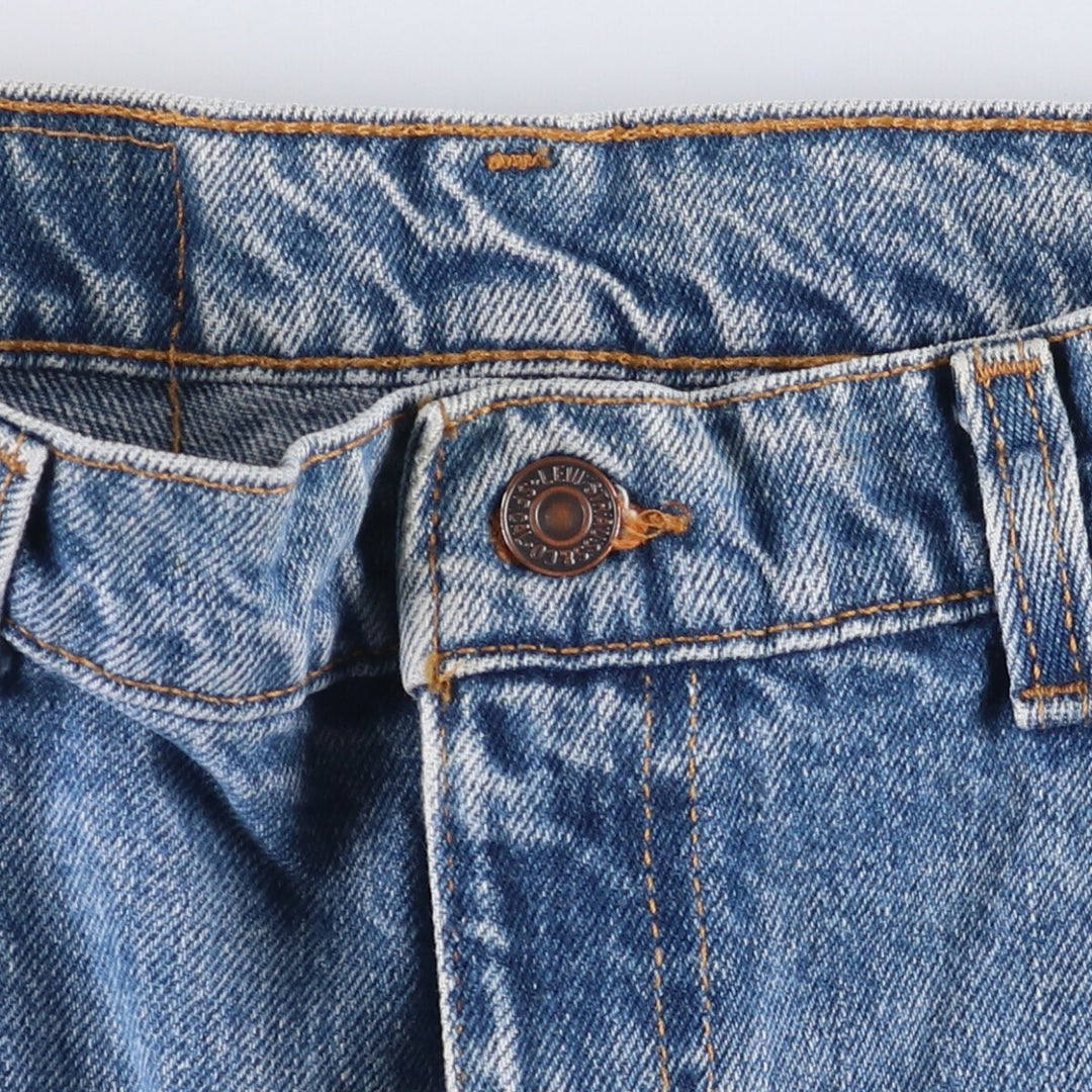 90'S Levi's 550-4891 Relaxed Fit Tapered Leg Denim Pants, Made in USA, Men's Size 34 (Vintage) cotton blue type Vintage Second Hand