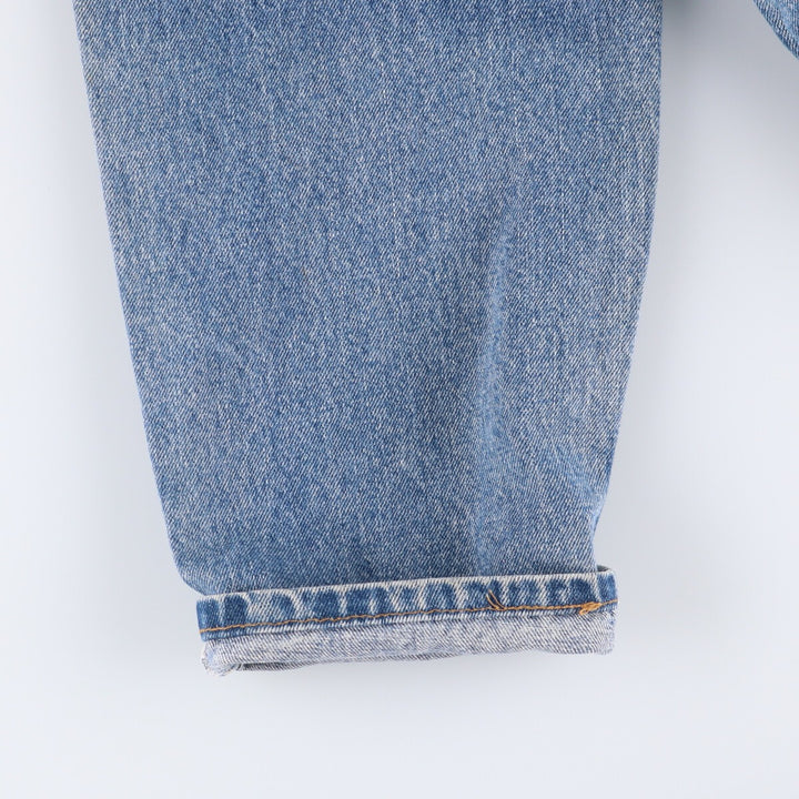 90'S Levi's 550-4891 Relaxed Fit Tapered Leg Denim Pants, Made in USA, Men's Size 34 (Vintage) cotton blue type Vintage Second Hand