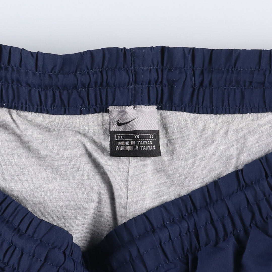 00'S Nike Nylon Pants Shaka Shaka Pants Men's XL Nylon navy blue type Vintage Second Hand