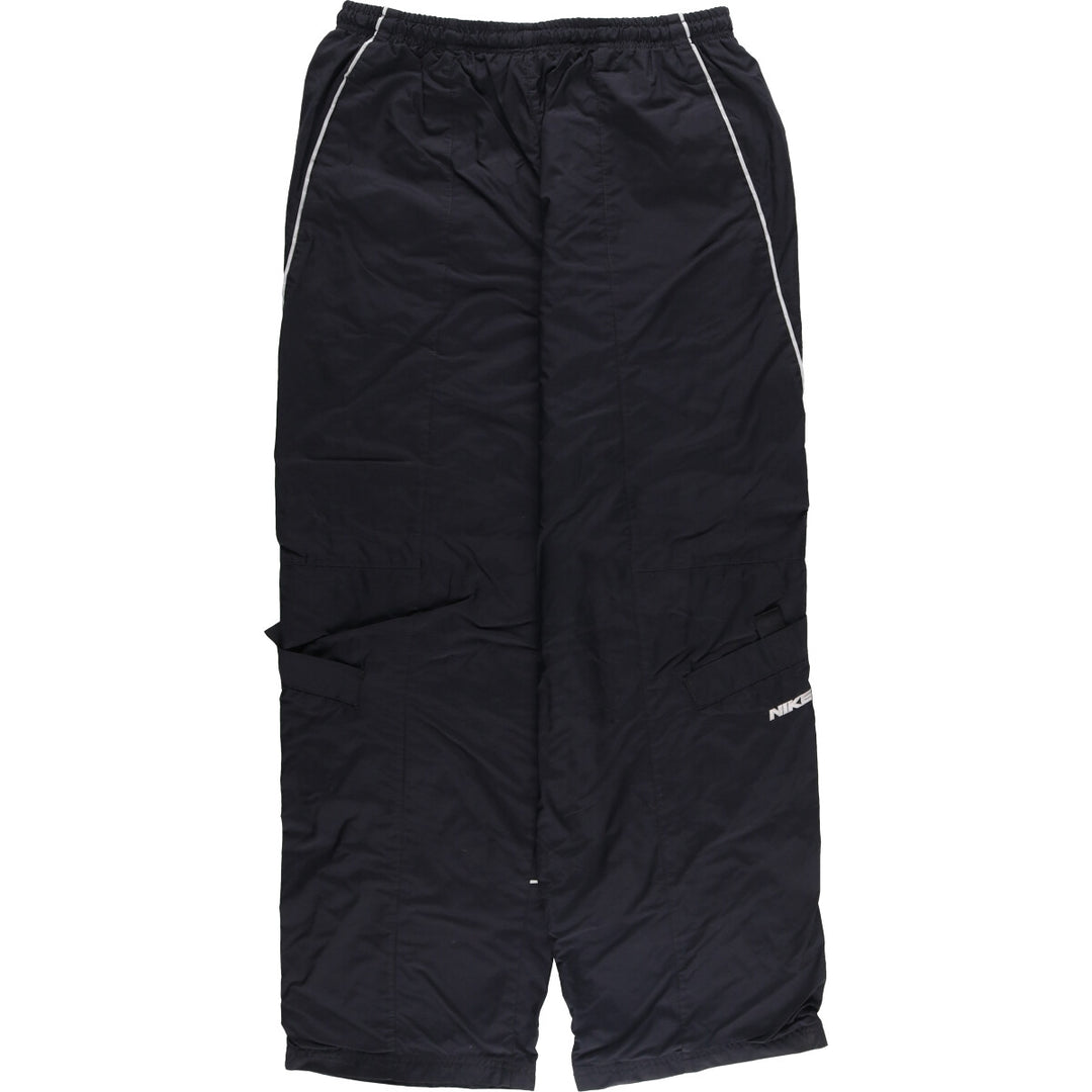 2000'S Nike Nylon Pants, Shaka Shaka Pants, XL, Men's XL Nylon black type Vintage Second Hand