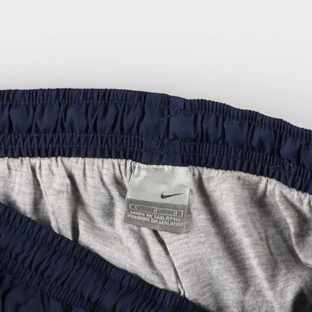 00'S Nike Nylon Pants, Shaka Shaka Pants, Men's L size Nylon navy blue type Vintage Second Hand