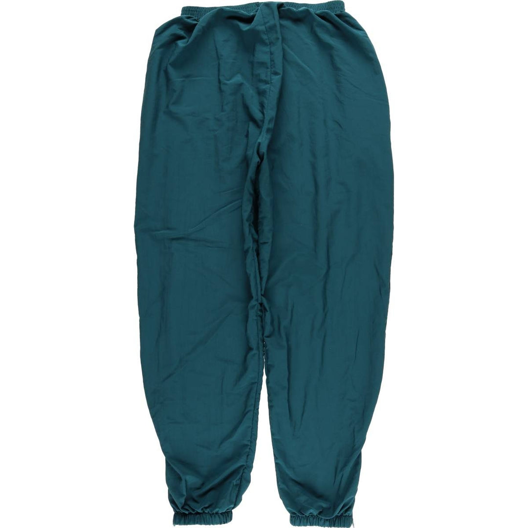 Vintage 80s-90'S Adidas warm-up pants, nylon pants, crinkly pants, women's size L polyester green type Vintage Second Hand