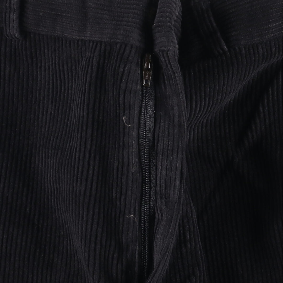 90'S LE TIGRE corduroy pants, men's size 36, vintage unclear black type Vintage Second Hand