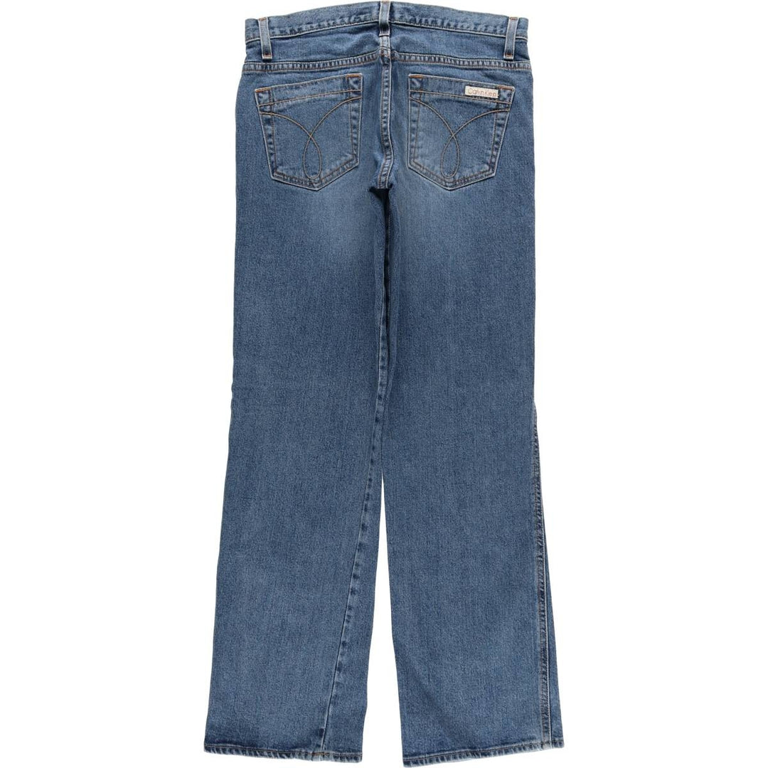 Calvin Klein Jeans Flare Cut Denim Pants, Women's XL (W32) cotton blue type Vintage Second Hand