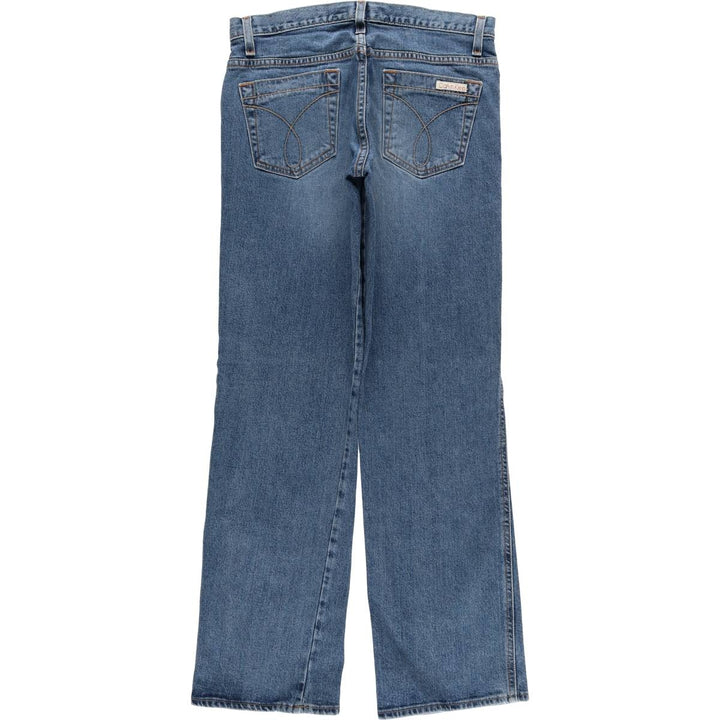 Calvin Klein Jeans Flare Cut Denim Pants, Women's XL (W32) cotton blue type Vintage Second Hand