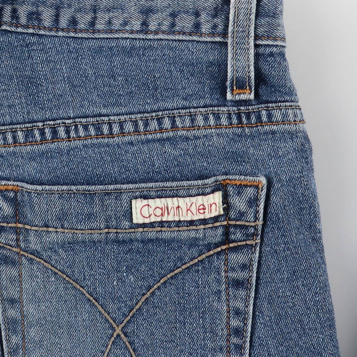 Calvin Klein Jeans Flare Cut Denim Pants, Women's XL (W32) cotton blue type Vintage Second Hand