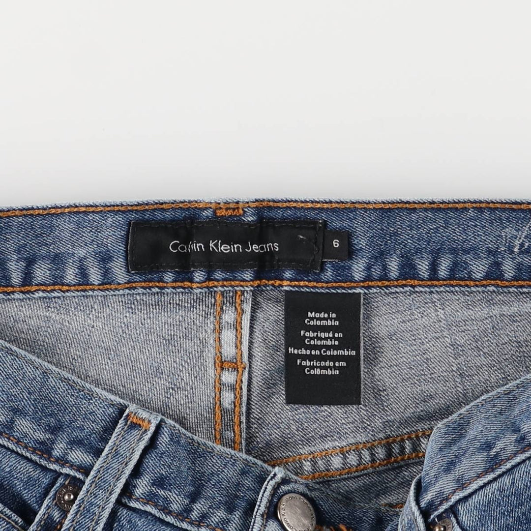 Calvin Klein Jeans Flare Cut Denim Pants, Women's XL (W32) cotton blue type Vintage Second Hand
