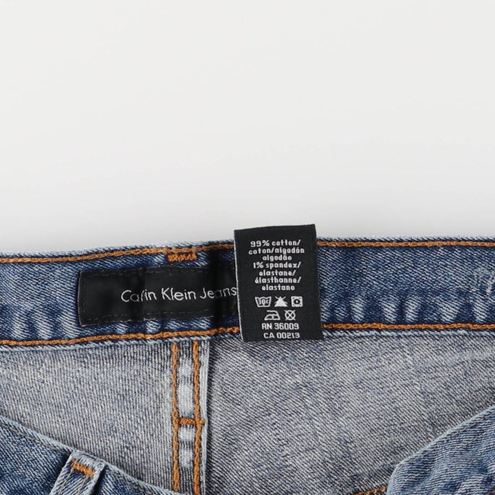 Calvin Klein Jeans Flare Cut Denim Pants, Women's XL (W32) cotton blue type Vintage Second Hand