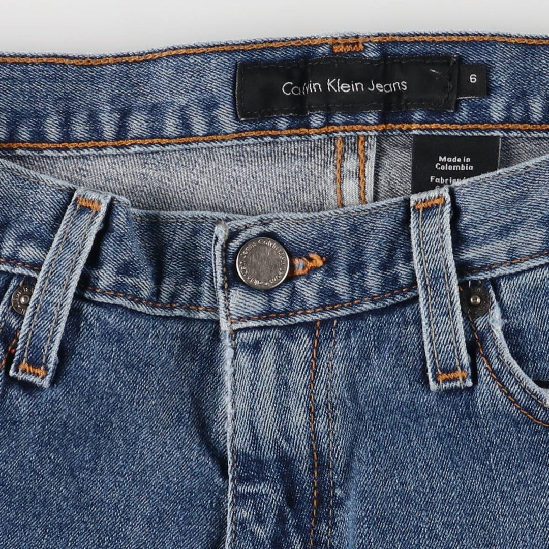 Calvin Klein Jeans Flare Cut Denim Pants, Women's XL (W32) cotton blue type Vintage Second Hand
