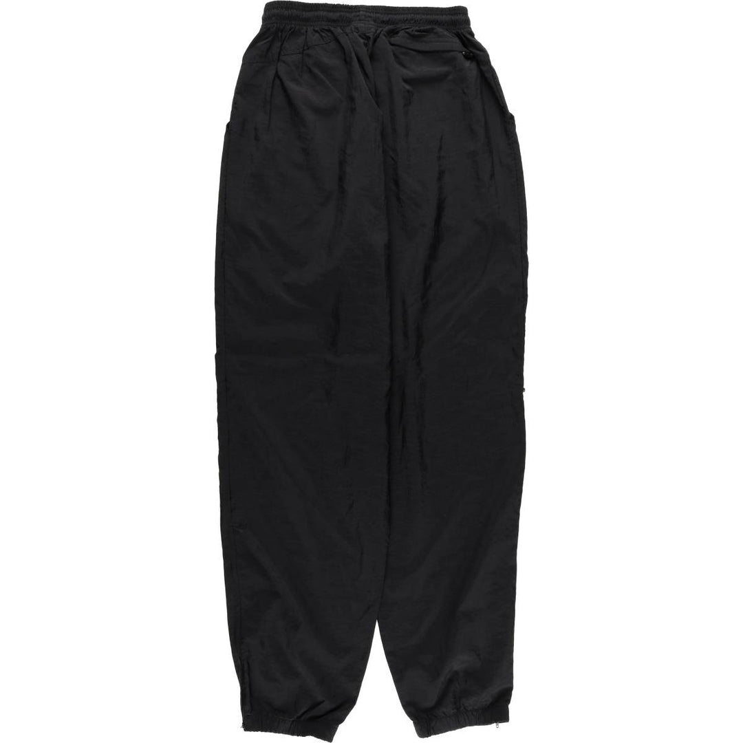 90'S Nike Nylon Pants, Shaka Shaka Pants, Women's Size Medium, Vintage Nylon black type Vintage Second Hand