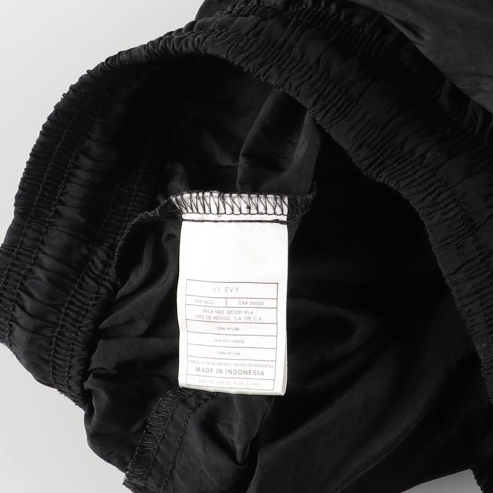 90'S Nike Nylon Pants, Shaka Shaka Pants, Women's Size Medium, Vintage Nylon black type Vintage Second Hand