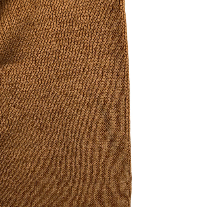 Vintage 1970'S Lacoste IZOD V-neck acrylic knit sweater, men's size L acrylic beige type brown Vintage Second Hand