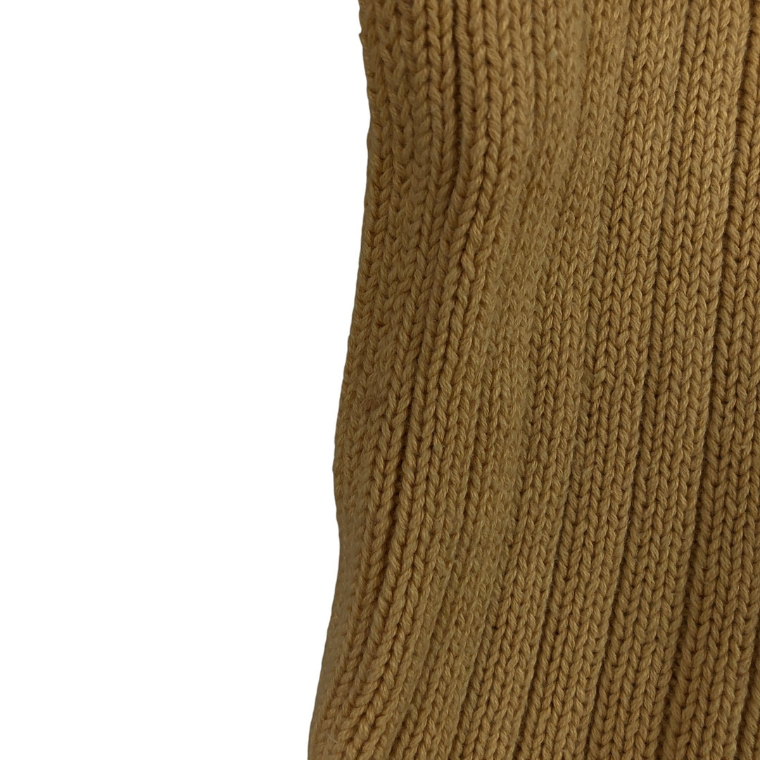 80'S Ralph Lauren CHAPS ribbed cotton knit sweater, men's size L, vintage cotton yellow type Vintage Second Hand