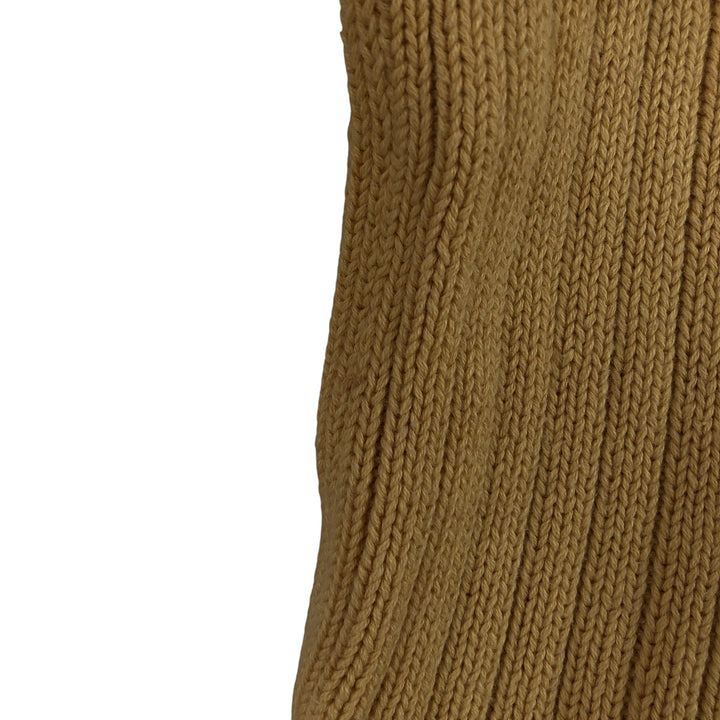 80'S Ralph Lauren CHAPS ribbed cotton knit sweater, men's size L, vintage cotton yellow type Vintage Second Hand