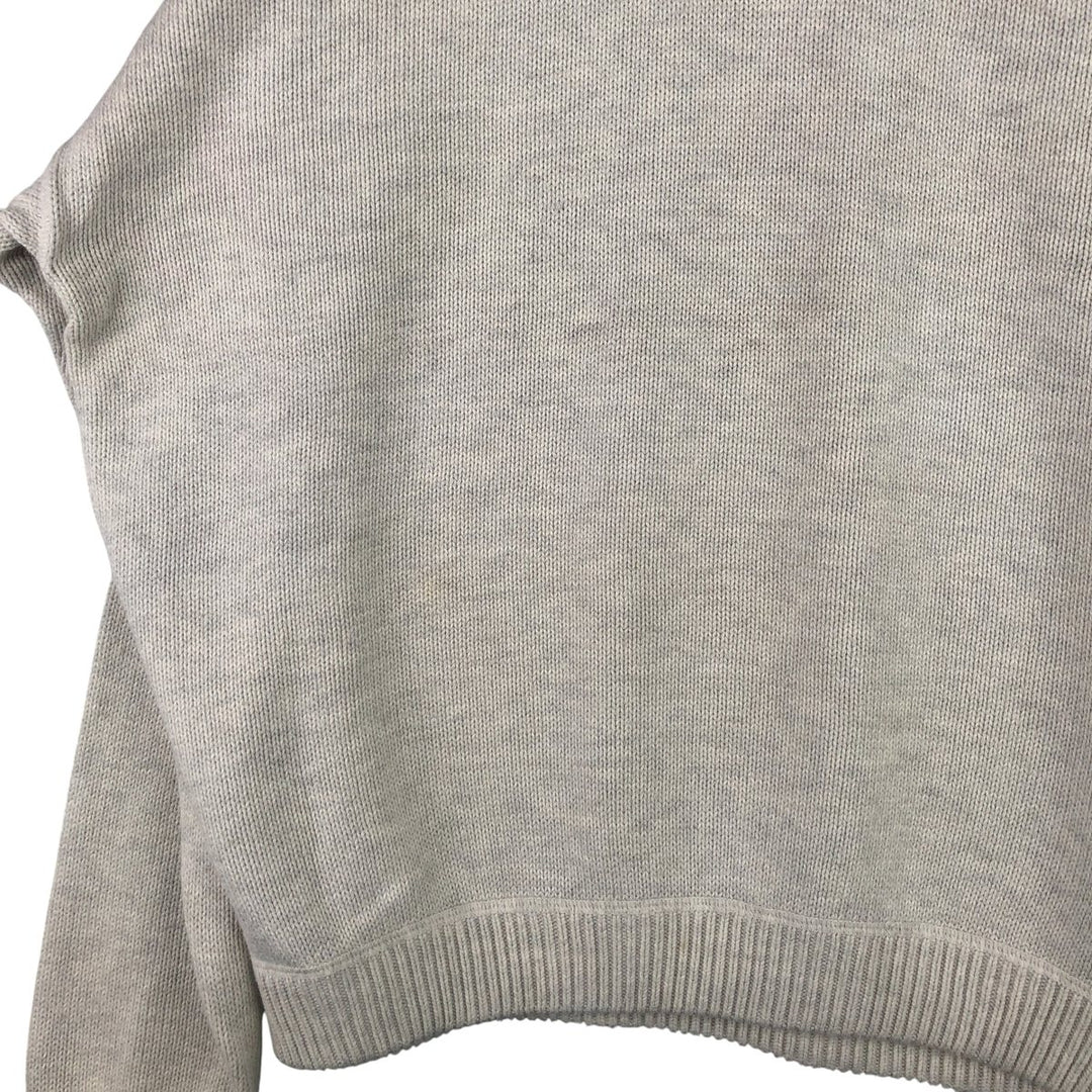 Eddie Bauer Cotton Knit Sweater, Men's Size L cotton ivory Vintage Second Hand