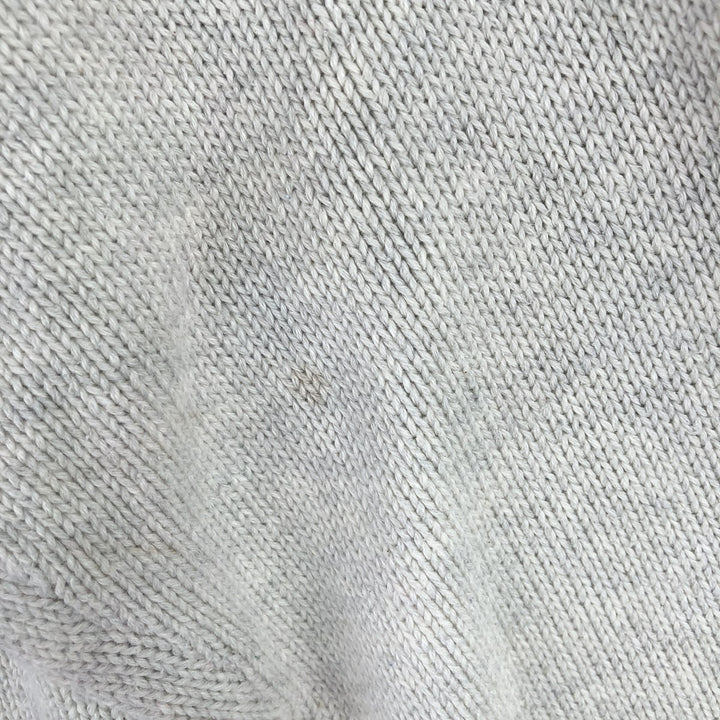 Eddie Bauer Cotton Knit Sweater, Men's Size L cotton ivory Vintage Second Hand