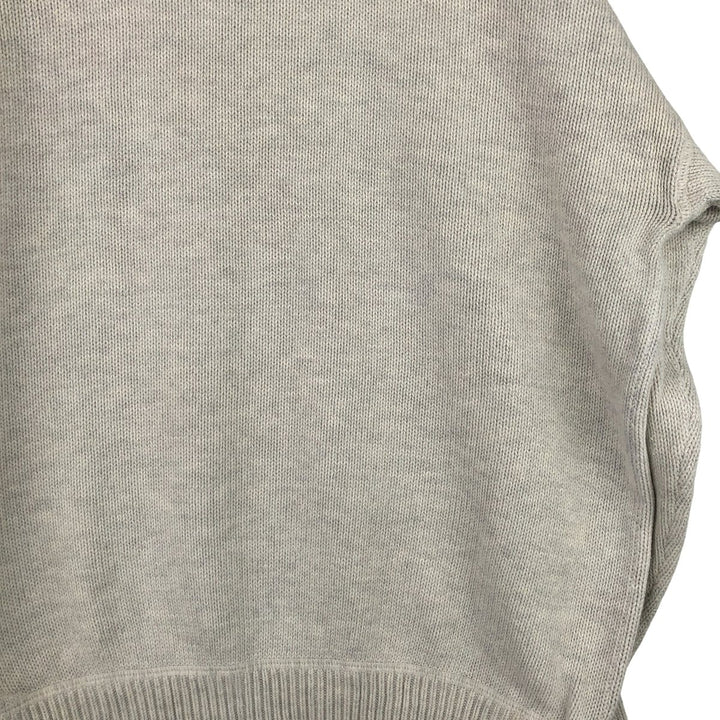 Eddie Bauer Cotton Knit Sweater, Men's Size L cotton ivory Vintage Second Hand