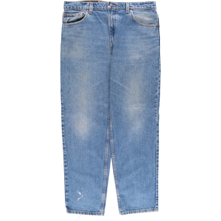 90'S Levi's 00550-4891 Relaxed Fit Tapered Leg Denim Pants, Made in USA, Men's Size 36 (Vintage) cotton Blue type light blue Vintage Second Hand