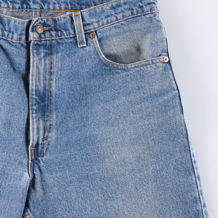 90'S Levi's 00550-4891 Relaxed Fit Tapered Leg Denim Pants, Made in USA, Men's Size 36 (Vintage) cotton Blue type light blue Vintage Second Hand
