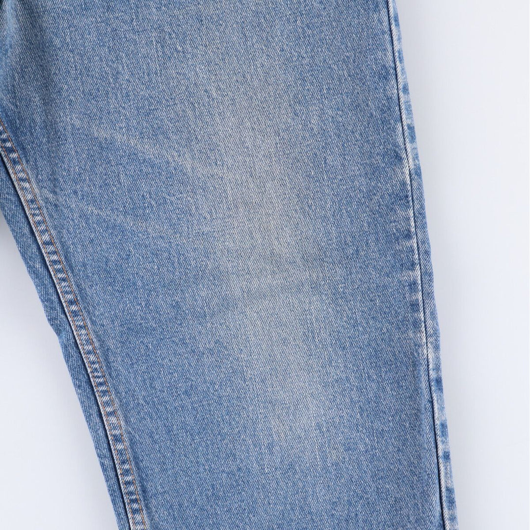 90'S Levi's 00550-4891 Relaxed Fit Tapered Leg Denim Pants, Made in USA, Men's Size 36 (Vintage) cotton Blue type light blue Vintage Second Hand