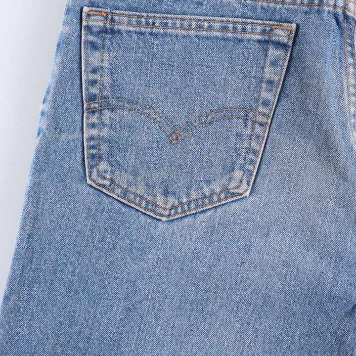 90'S Levi's 00550-4891 Relaxed Fit Tapered Leg Denim Pants, Made in USA, Men's Size 36 (Vintage) cotton Blue type light blue Vintage Second Hand