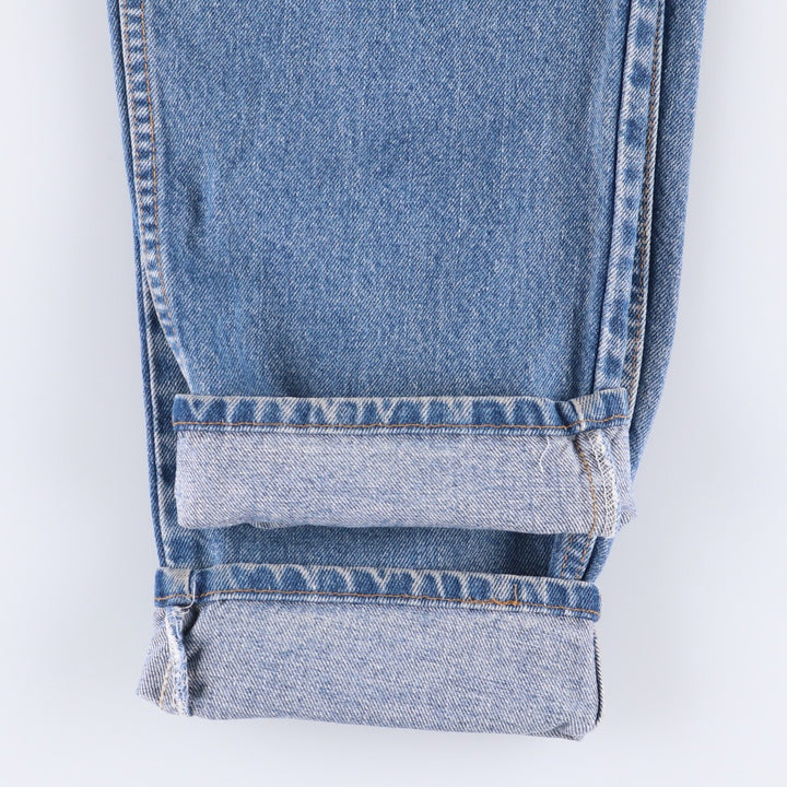 90'S Levi's 00550-4891 Relaxed Fit Tapered Leg Denim Pants, Made in USA, Men's Size 36 (Vintage) cotton Blue type light blue Vintage Second Hand