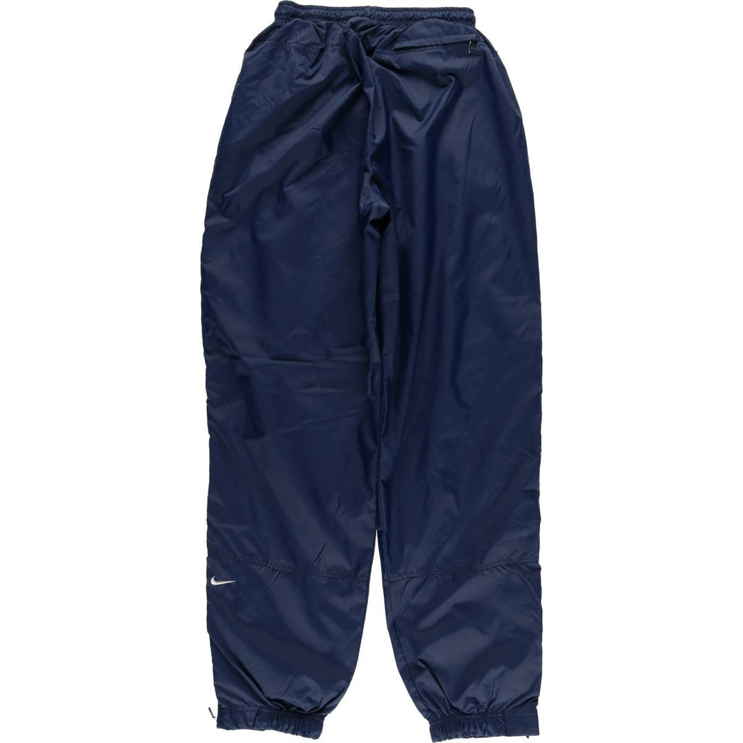 90'S Nike Nylon Pants, Rustling Pants, Women's Size L, Vintage Nylon navy blue type Vintage Second Hand