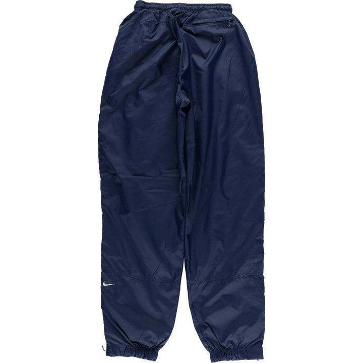 90'S Nike Nylon Pants, Rustling Pants, Women's Size L, Vintage Nylon navy blue type Vintage Second Hand