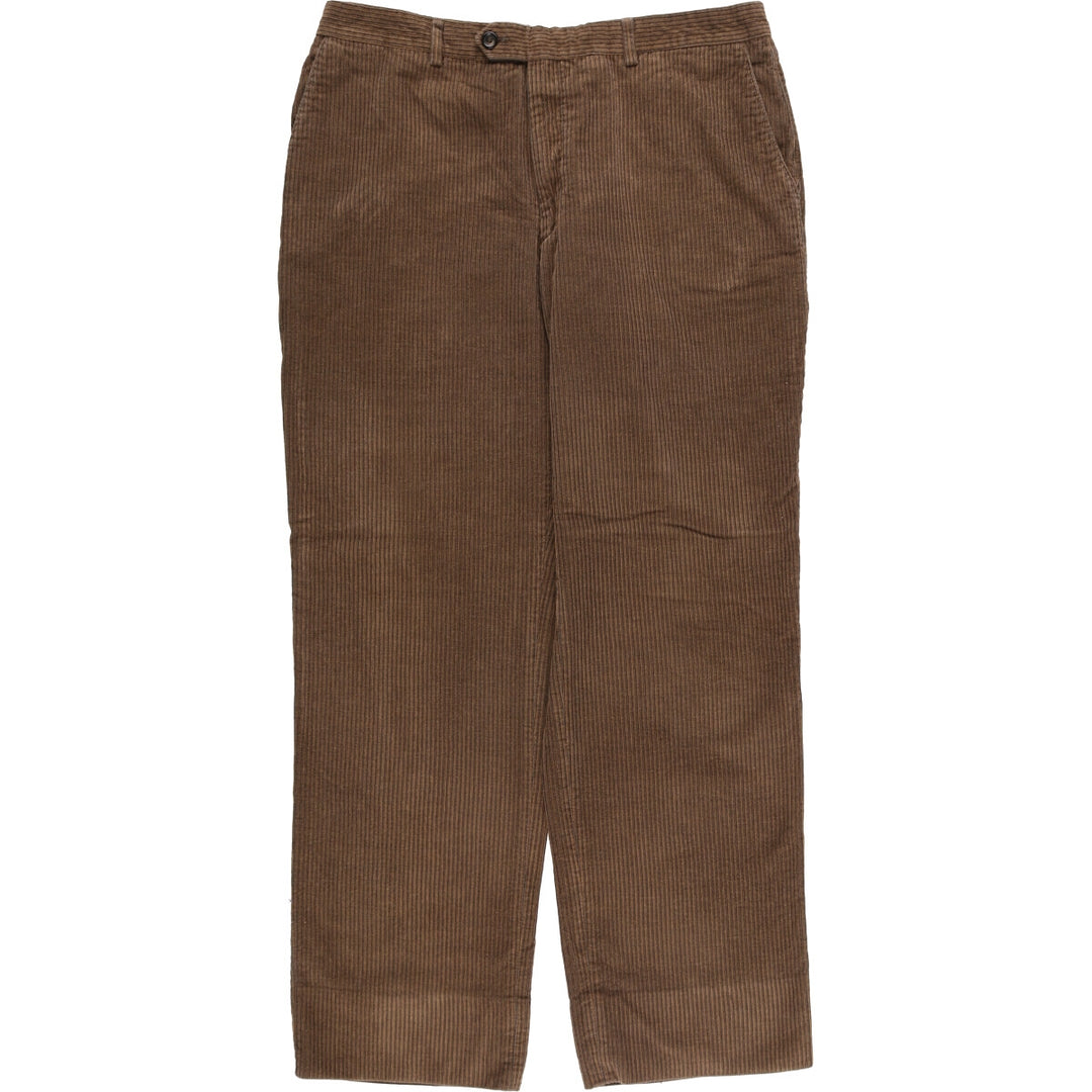Giovanni Da Pian Corduroy Pants, Made in Italy, Men's, Size W35 cotton brown type Vintage Second Hand