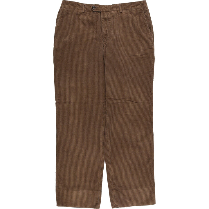 Giovanni Da Pian Corduroy Pants, Made in Italy, Men's, Size W35 cotton brown type Vintage Second Hand