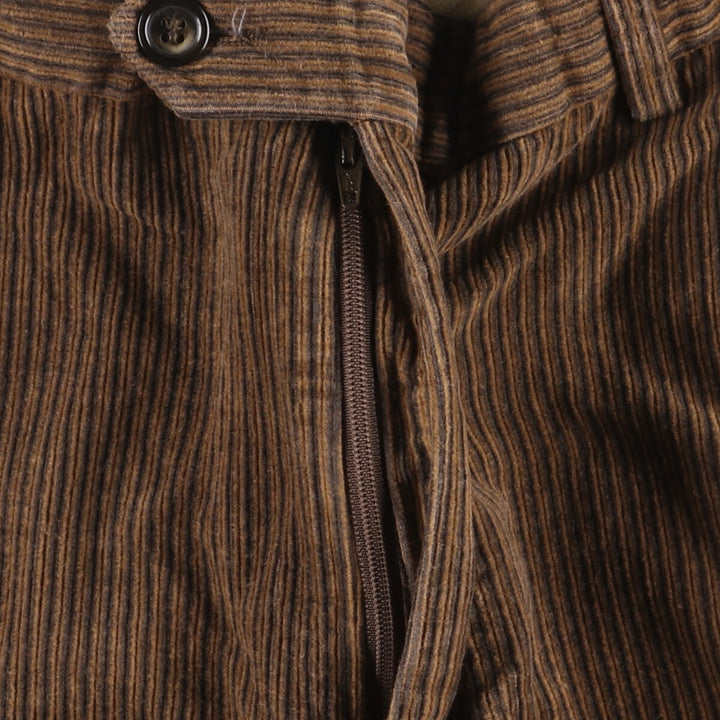 Giovanni Da Pian Corduroy Pants, Made in Italy, Men's, Size W35 cotton brown type Vintage Second Hand