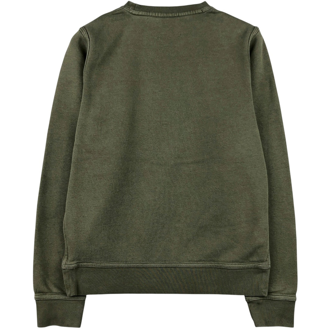 Nike One-Point Logo Sweatshirt, Men's Size Small cotton Khaki type Vintage Second Hand