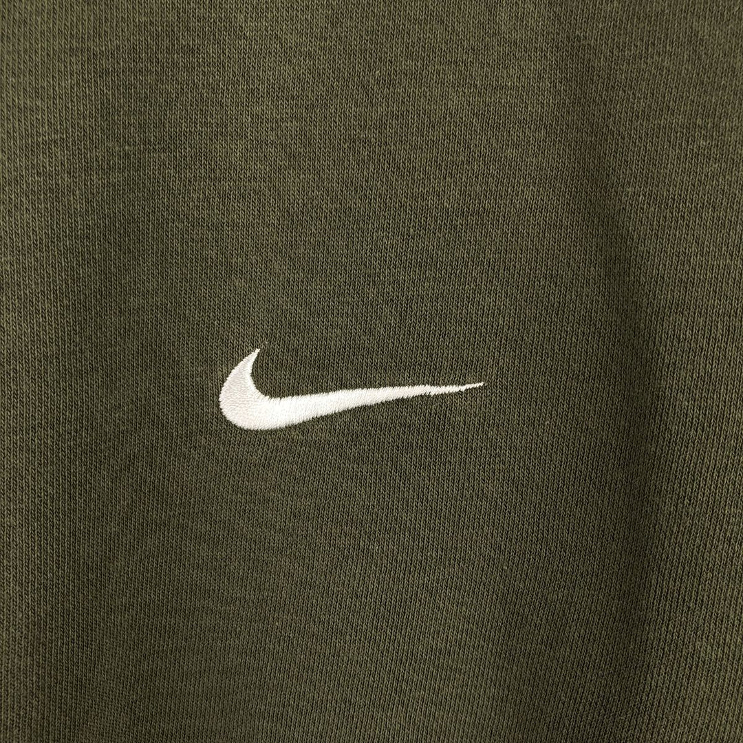 Nike One-Point Logo Sweatshirt, Men's Size Small cotton Khaki type Vintage Second Hand