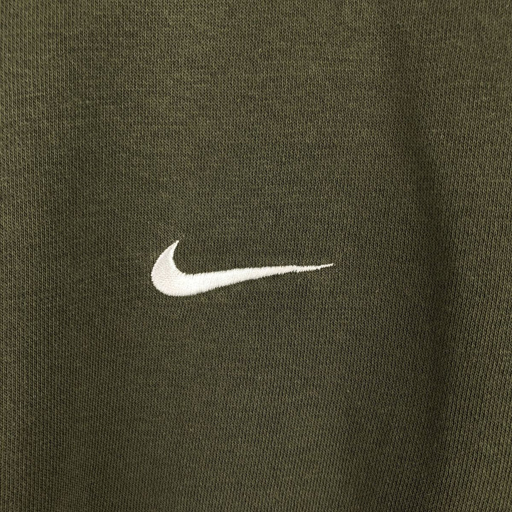 Nike One-Point Logo Sweatshirt, Men's Size Small cotton Khaki type Vintage Second Hand