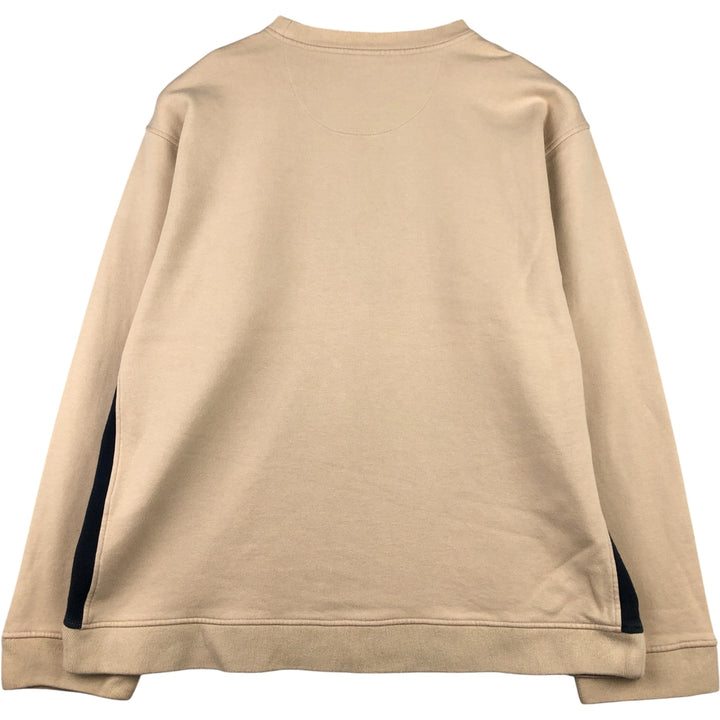 2000'S Nike logo sweatshirt, men's size XL cotton Beige type Vintage Second Hand
