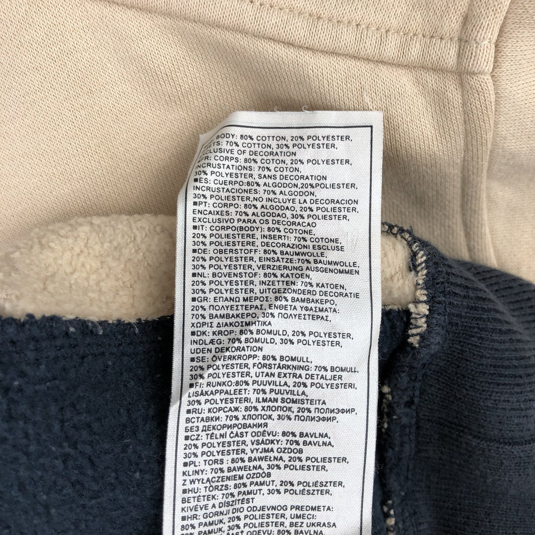 2000'S Nike logo sweatshirt, men's size XL cotton Beige type Vintage Second Hand