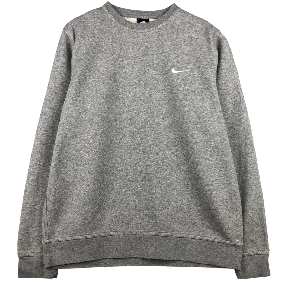 Nike One Point Logo Sweatshirt, Trainer, Men's XXL cotton gray type Vintage Second Hand