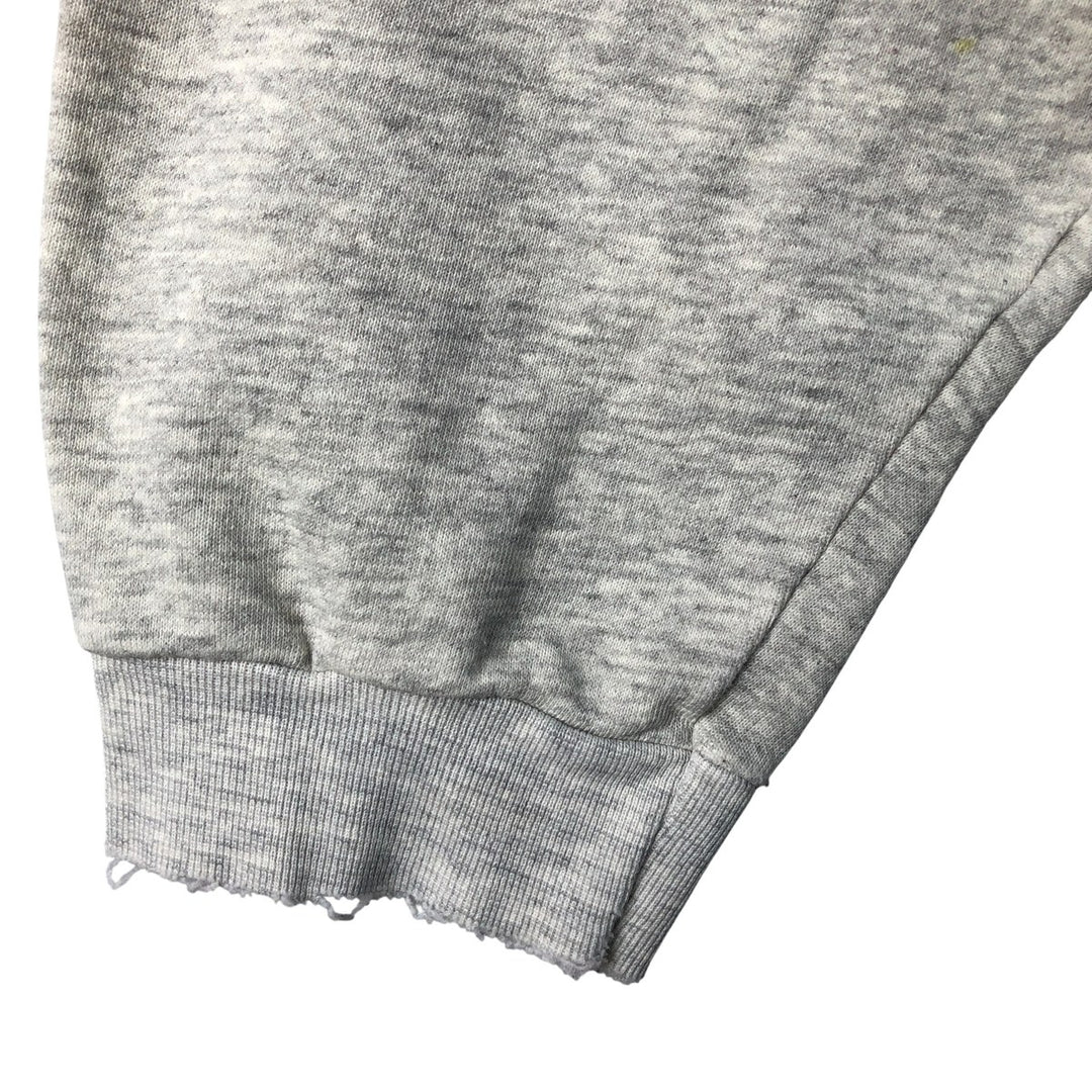 90'S Disney Mickey Mouse and Minnie Mouse Oversized Character Sweatshirt, Made in USA cotton gray type Vintage Second Hand