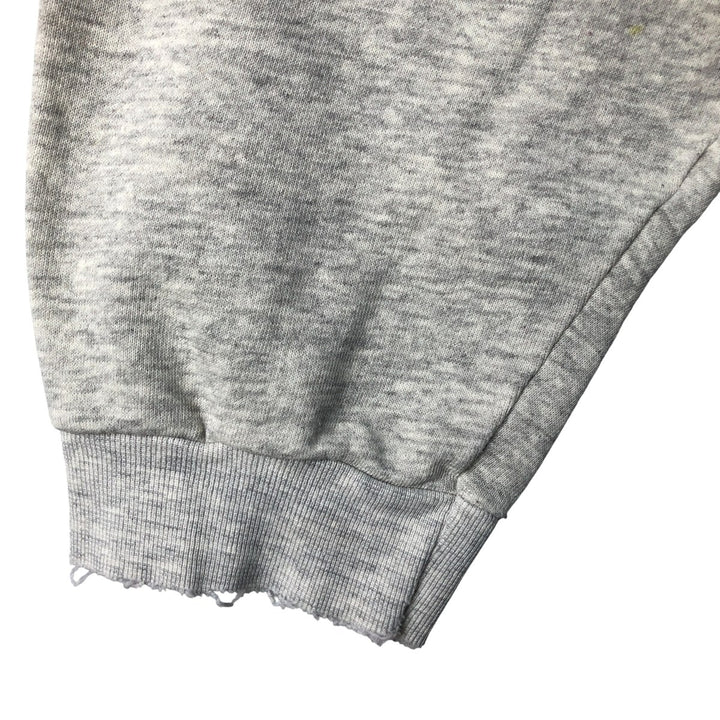 90'S Disney Mickey Mouse and Minnie Mouse Oversized Character Sweatshirt, Made in USA cotton gray type Vintage Second Hand