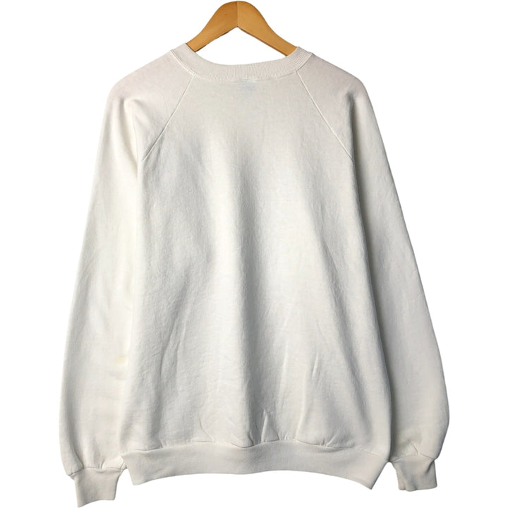 Vintage 1980'S Disney Mickey Mouse character sweatshirt, Made in USA, Men's Size L cotton white type Vintage Second Hand