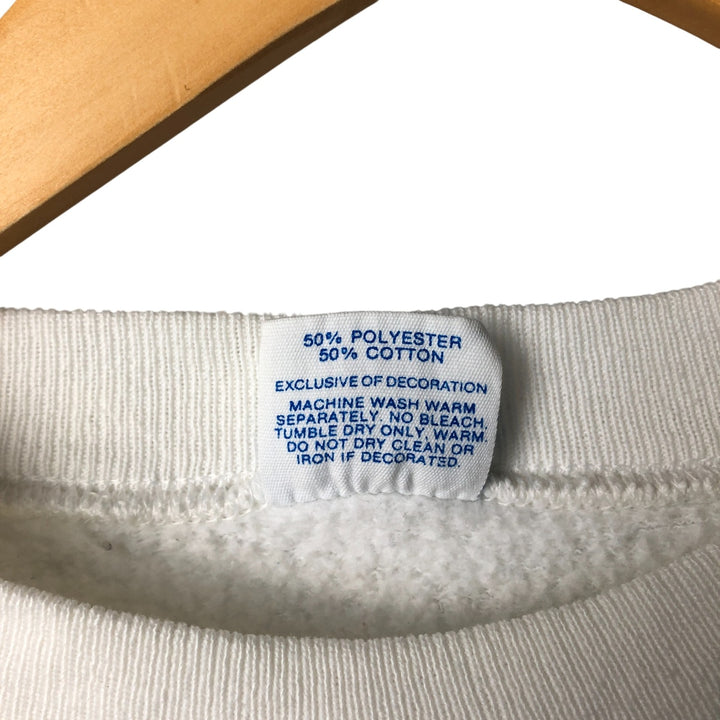 Vintage 1980'S Disney Mickey Mouse character sweatshirt, Made in USA, Men's Size L cotton white type Vintage Second Hand
